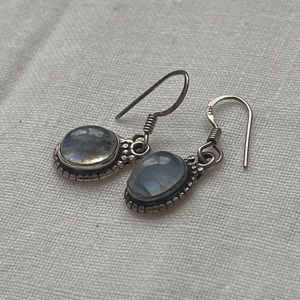 Vintage moonstone earrings